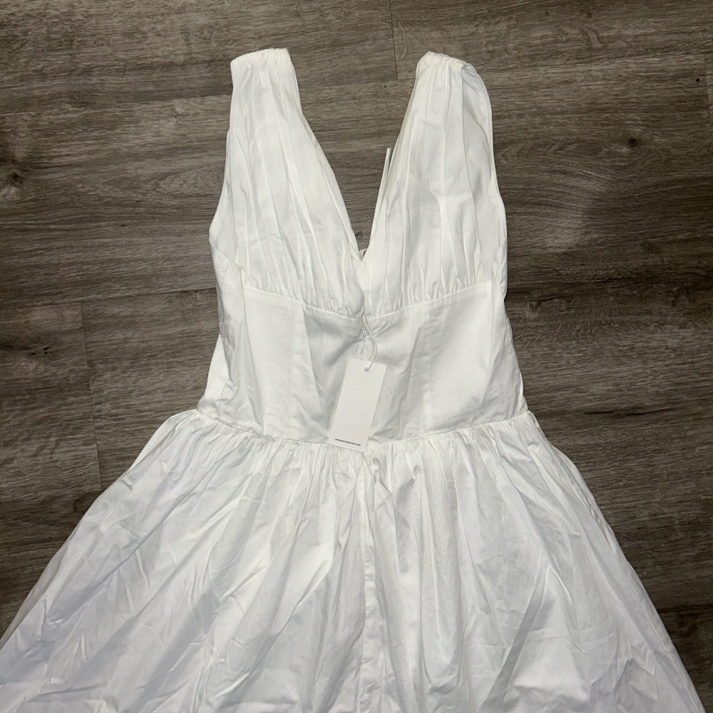 Moon River V Neck Corset Midi Dress - Picture 11 of 16